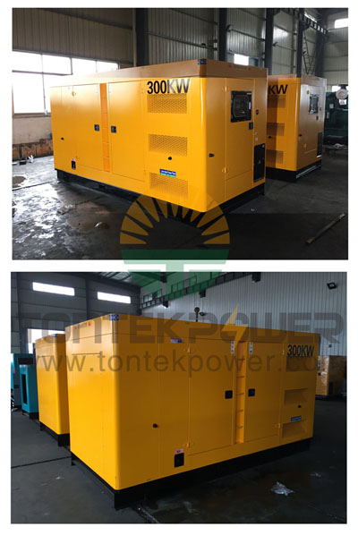 200KW 300KW SILENT DIESEL GENSETS EXPORT