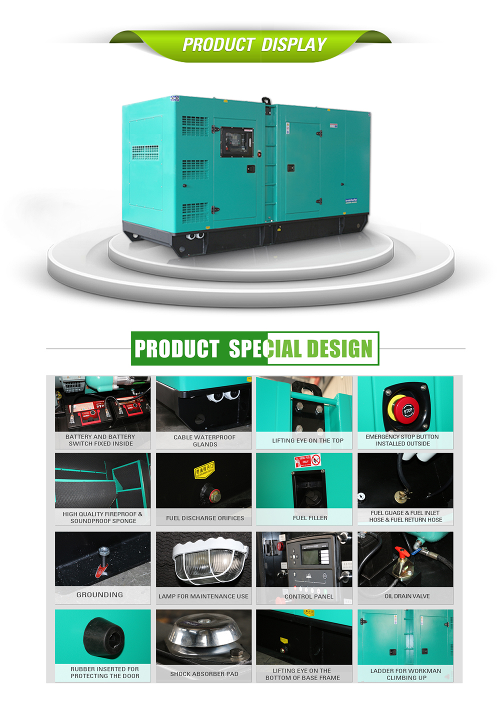 TONTEK POWER NEW SILENT GENERATOR CANOPY