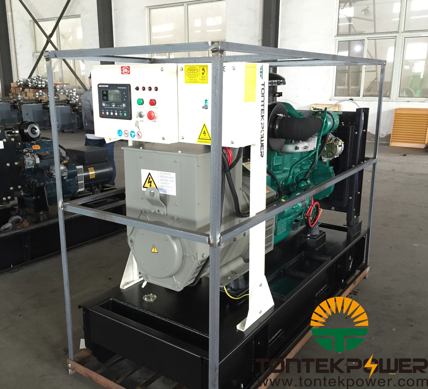 YUCHAI YC4A100Z-D20 DIESEL GENERATOR OF 80KVA SHIPPING