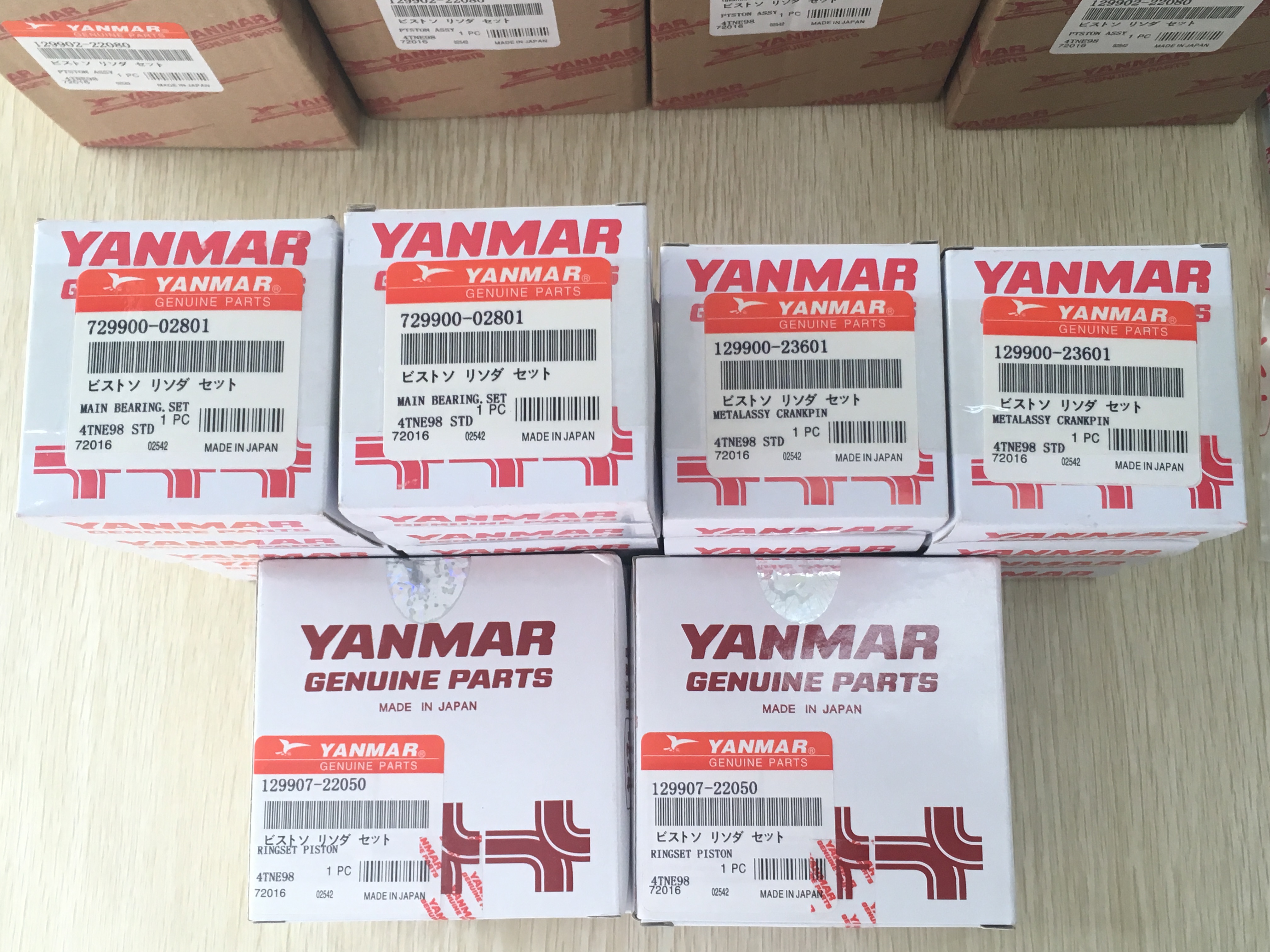 Main Bearing Set and Metal assy Crankpin