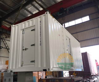 500KVA KOREA KORMAN 20GP CONTAINER SILENT DIESEL GENERATOR