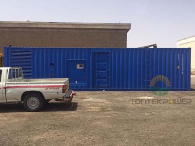 1000KVA 40HQ CONATAINER SILENT CUMMINS GENERATOR FROM CUSTOMER LOCAL